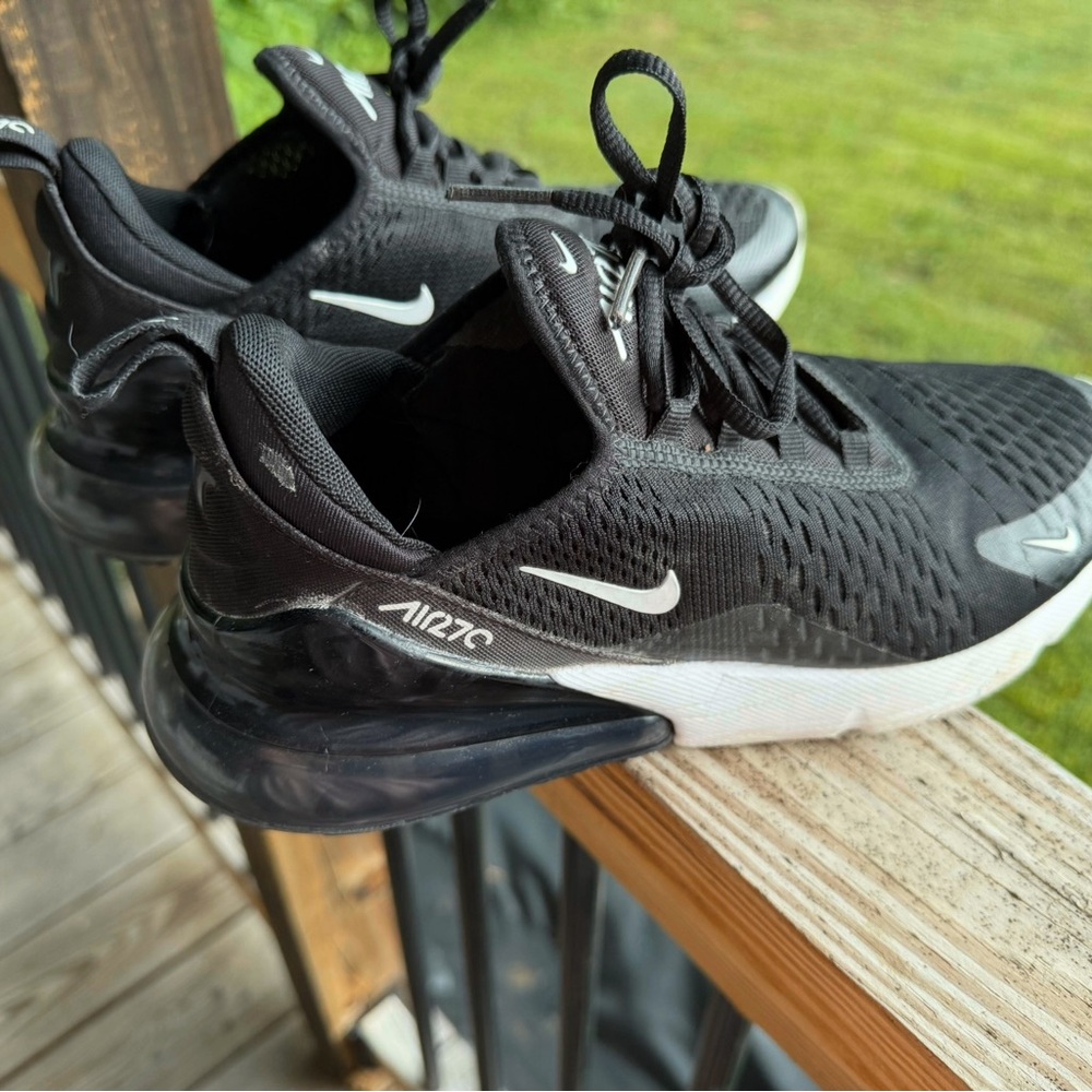 Nike Black and White Air Max Shoes